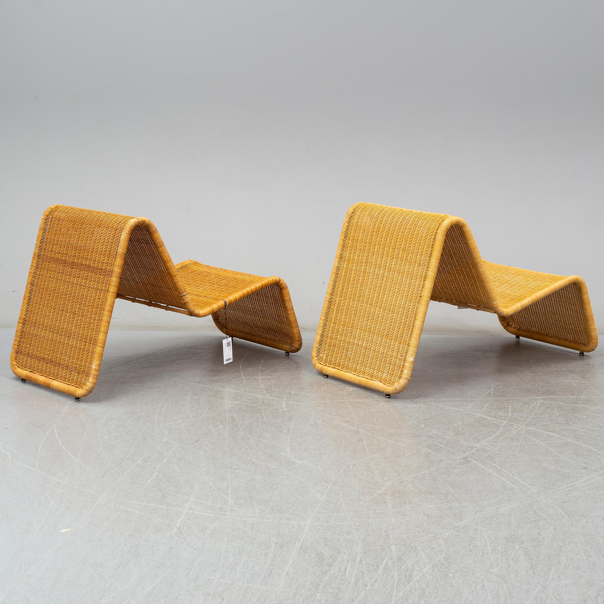 P3 Rattan Lounge Chair by Tito Agnoli for Pierantonio Bonacina, 1960s.