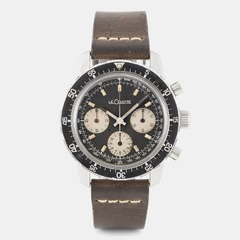 1080. LeCoultre, "Shark Deep Sea", chronograph, ca 1969.