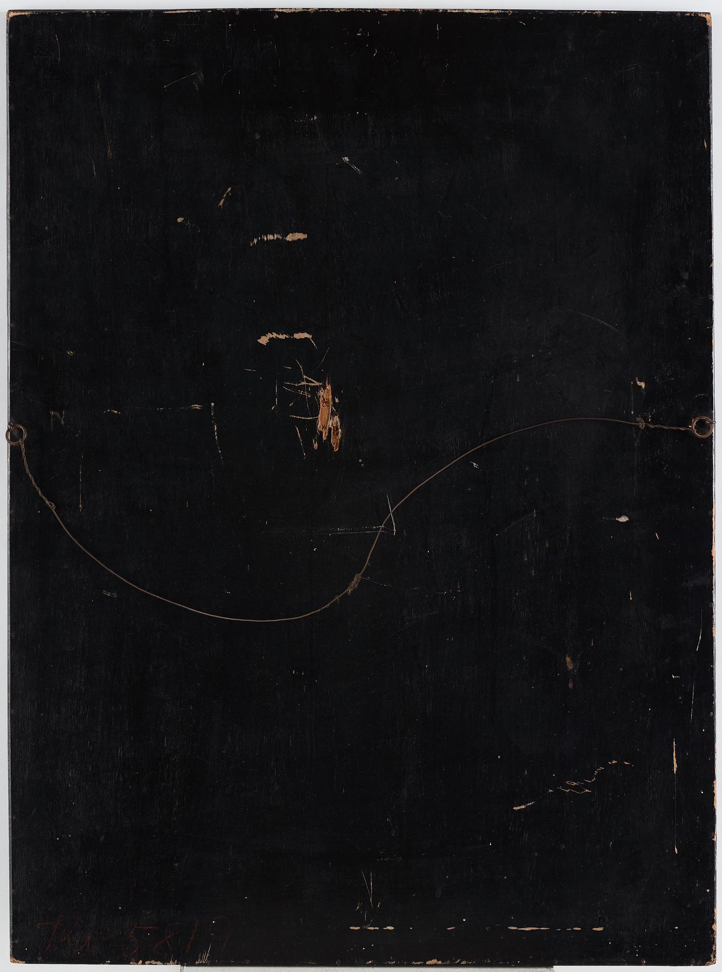 A Tibetan thanka, ink and colour on paper, 19th Century.