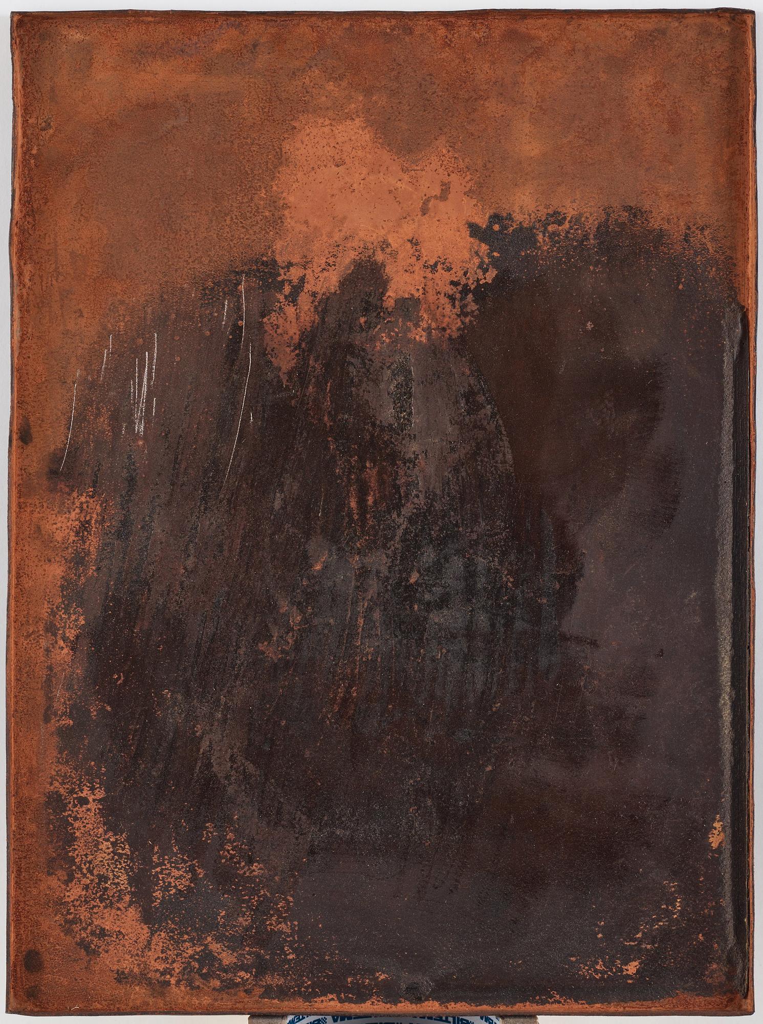 A Japanese lacquered and gilded metal panel, late Meiji, early 20th Century. Signed.