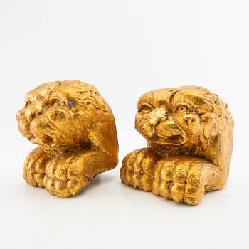 Dekorelement 2 st Barock-stil 1800-tal eller äldre.