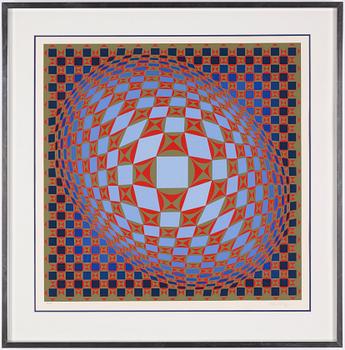 Victor Vasarely, serigrafi, signerad och numrerad 72/275.