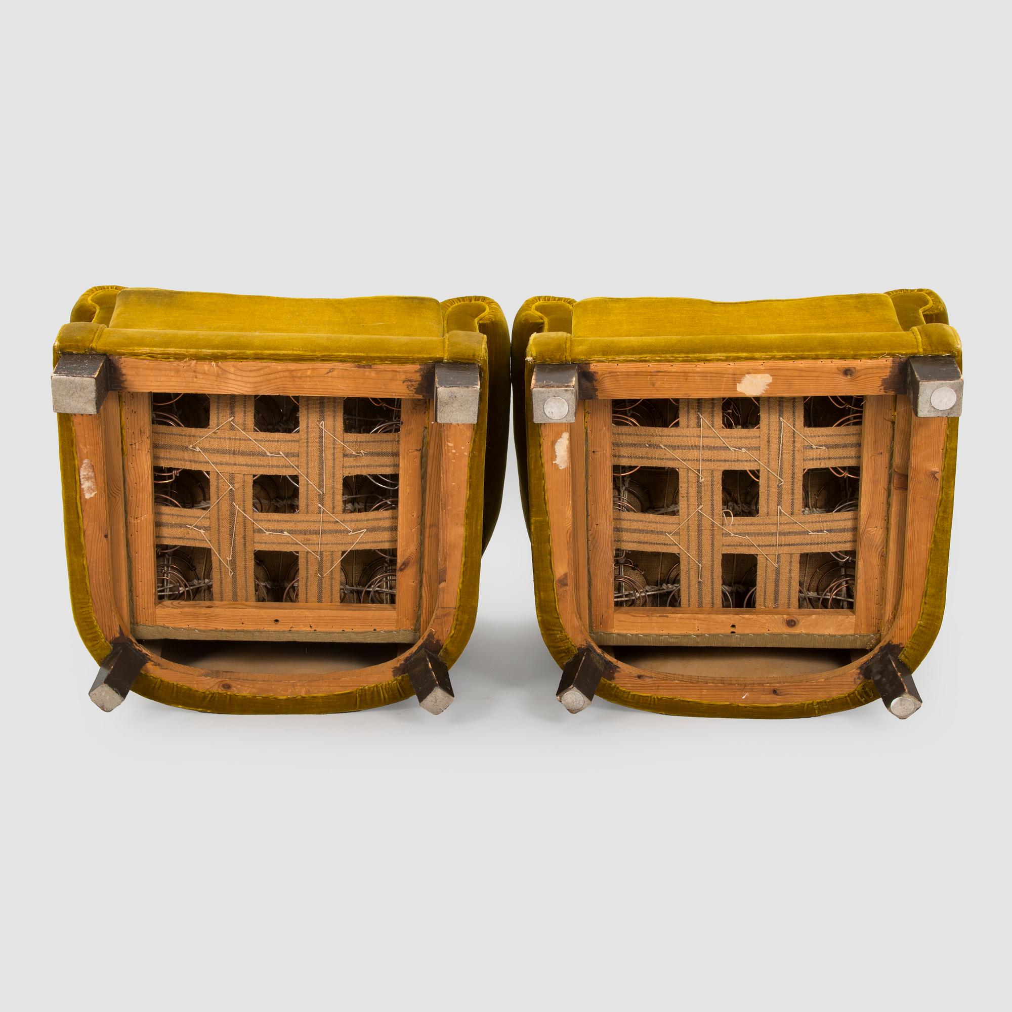 Nojatuolipari, malli 218 "Tuomari", Asko 1930-luku.