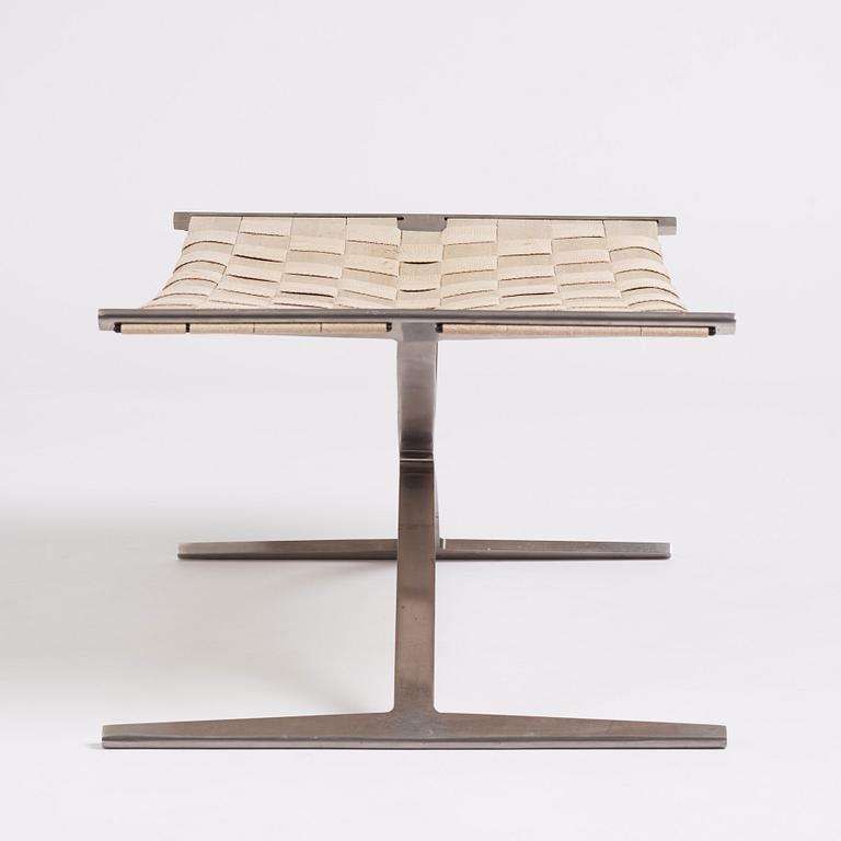 Preben Fabricius & Jørgen Kastholm, taburett, modell "4391", Bo-Ex, Danmark, tidigt 1960-tal.