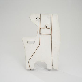 RUT BRYK, CERAMIC RELIEF. Mother and children. Signed Bryk. Arabia, mid 1950s.
