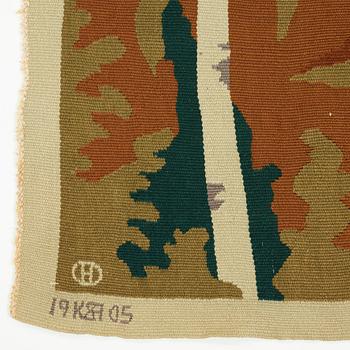 Helmer Osslund, A TAPESTRY, tapestry weave, ca 140 x 69 cm, signed HO 19 KSAL 05.