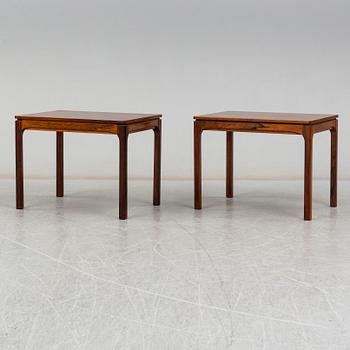 A pair of rosewood sidetables from Svensk Möbelindustri SMI, 1960's.