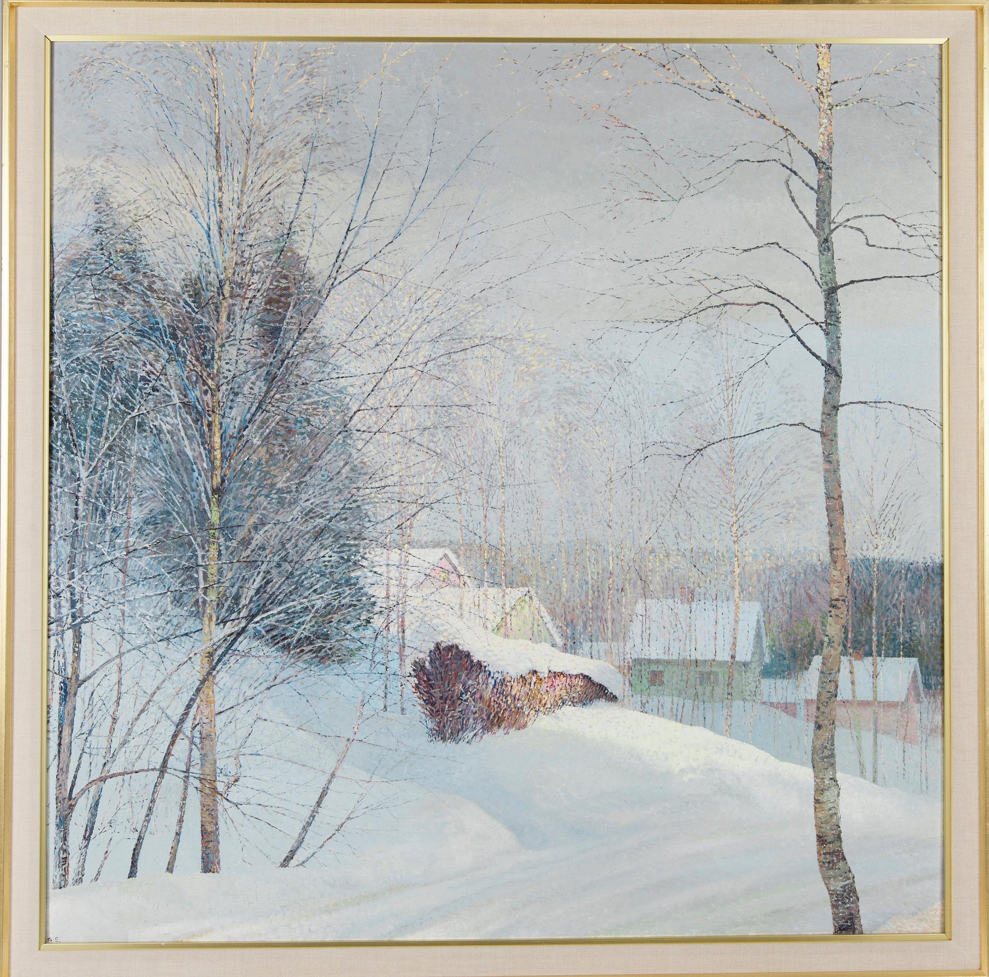 GEORG ENGESTRÖM, olja på pannå, signerad.