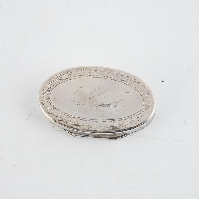 Martin Loëll, dosa, silver, Falun (verksam 1779-1795).