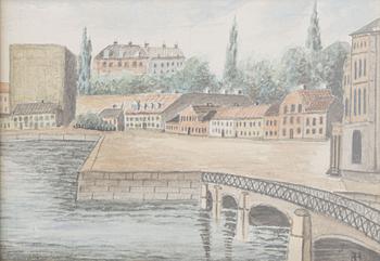 Frans Lindström, Stockholm motifs, 7 pcs.
