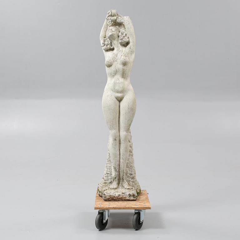 TRÄDGÅRDSSKULPTUR, stenmassa, 1900-talets slut.