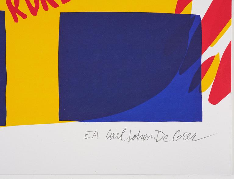 Carl Johan De Geer, "Skända flaggan - Vägra vapen".