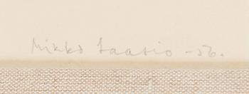 Mikko Laasio, olja på papper, signerad och daterad-56.