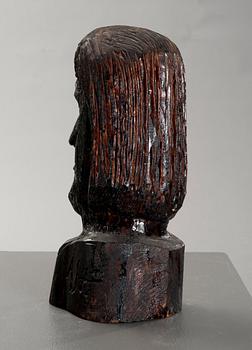 ALPO JAAKOLA, puuveistos, signeerattu ja päivätty -77.