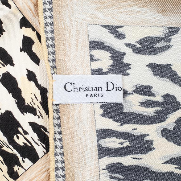 Christian Dior, a twill silk scarf.