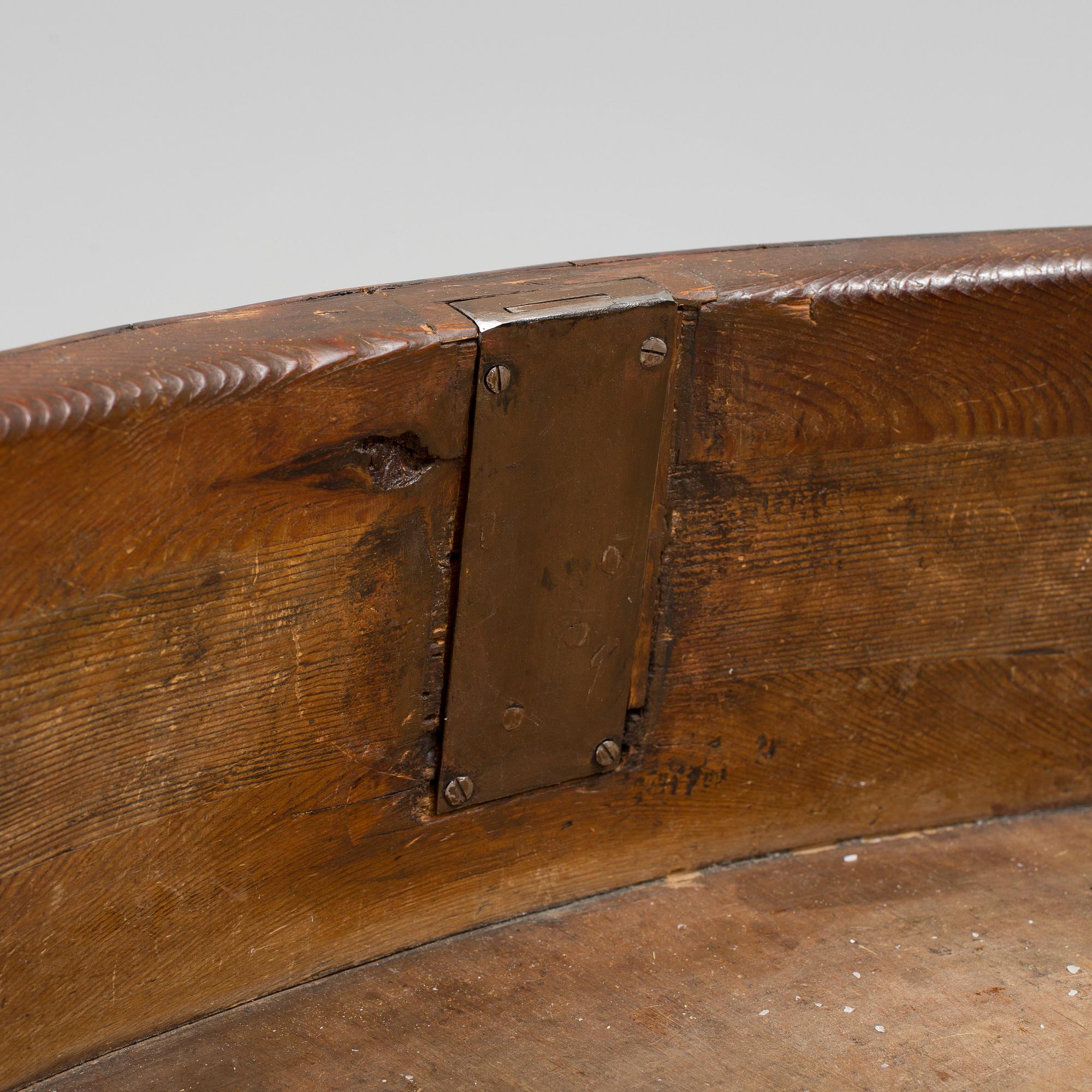 A 1700s rococo commode.