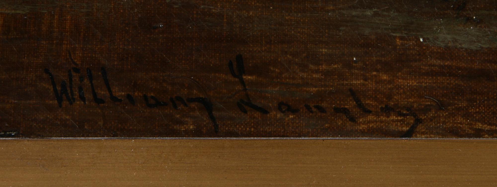 WILLIAM LANGLEY, olja på duk. sign.