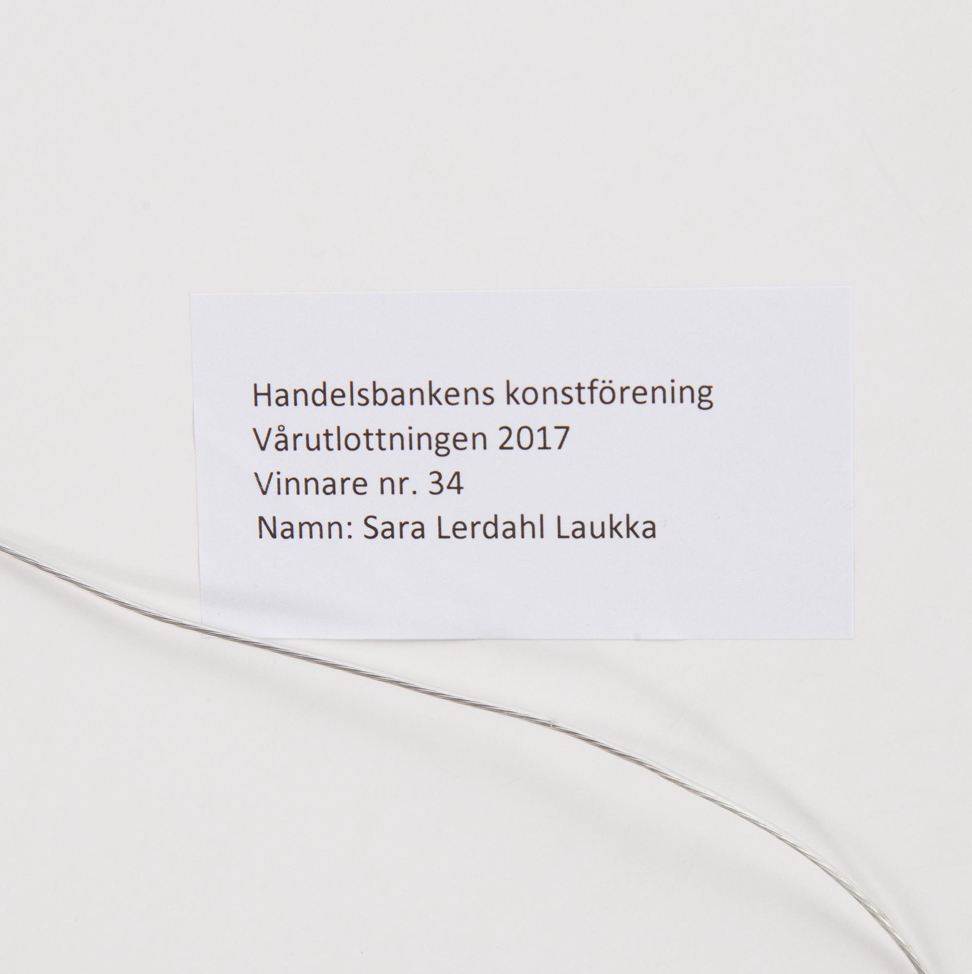 TILDA LOVELL, mixed media on paper, signed and dated 2014 on verso.