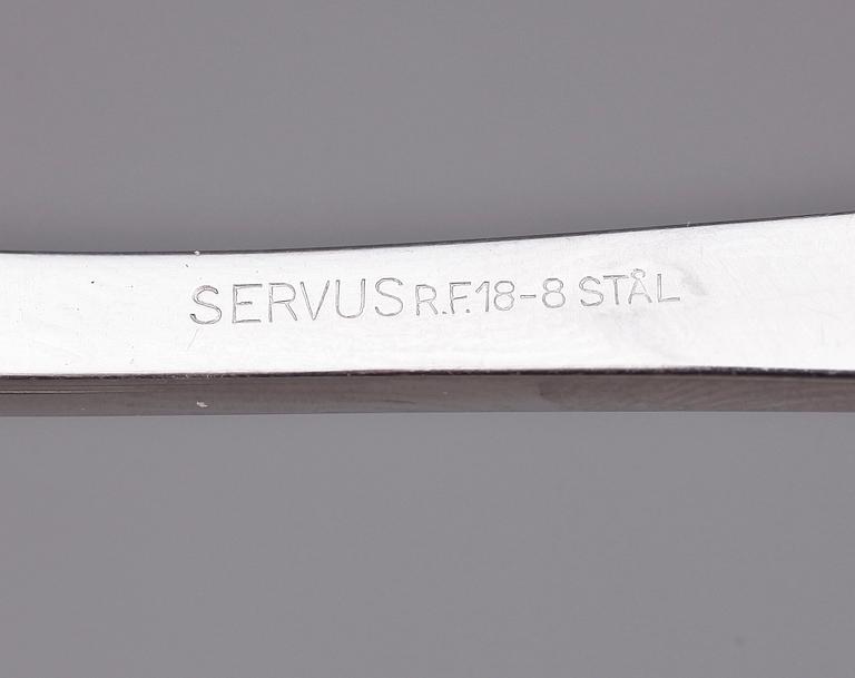 BESTICK, 46 delar, rostfritt stål, bl a "Servus", Sigurd Persson, 1955.