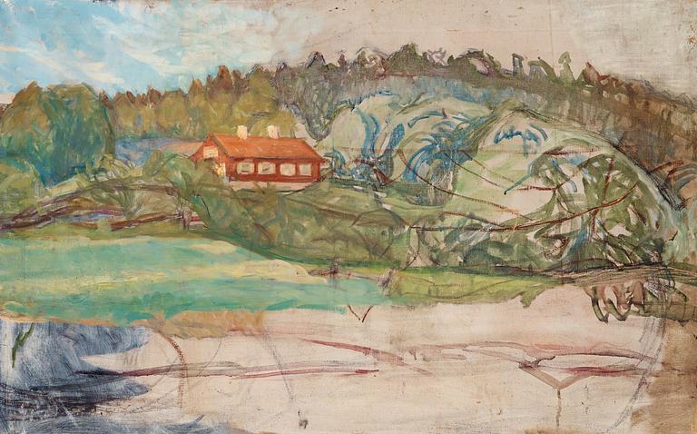 Richard Bergh, Klockargården på Tyresö.