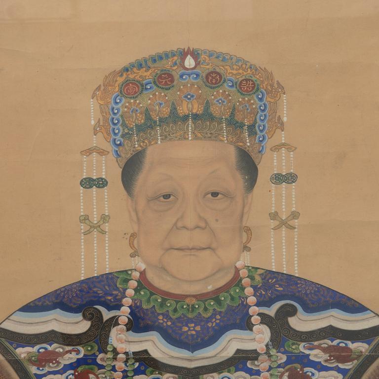Ancestor portrait, China, 18th/19th century.