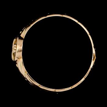 RING, 14K guld, Finland, 1957. Vikt ca 6 g.