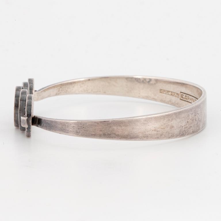 ERIK GRANIT & CO, Armring, silver.