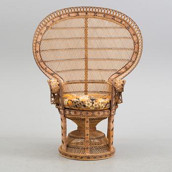 A rattan easy chair,  second half of the 20th Cewntury.