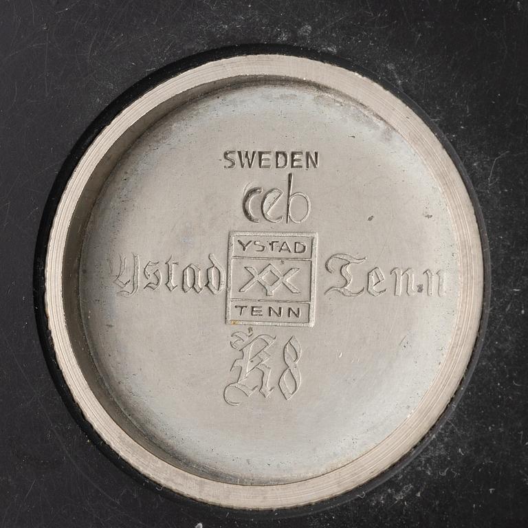 Carl-Einar Borgström, a pewter pitcher, Ystad-Metall, 1936.