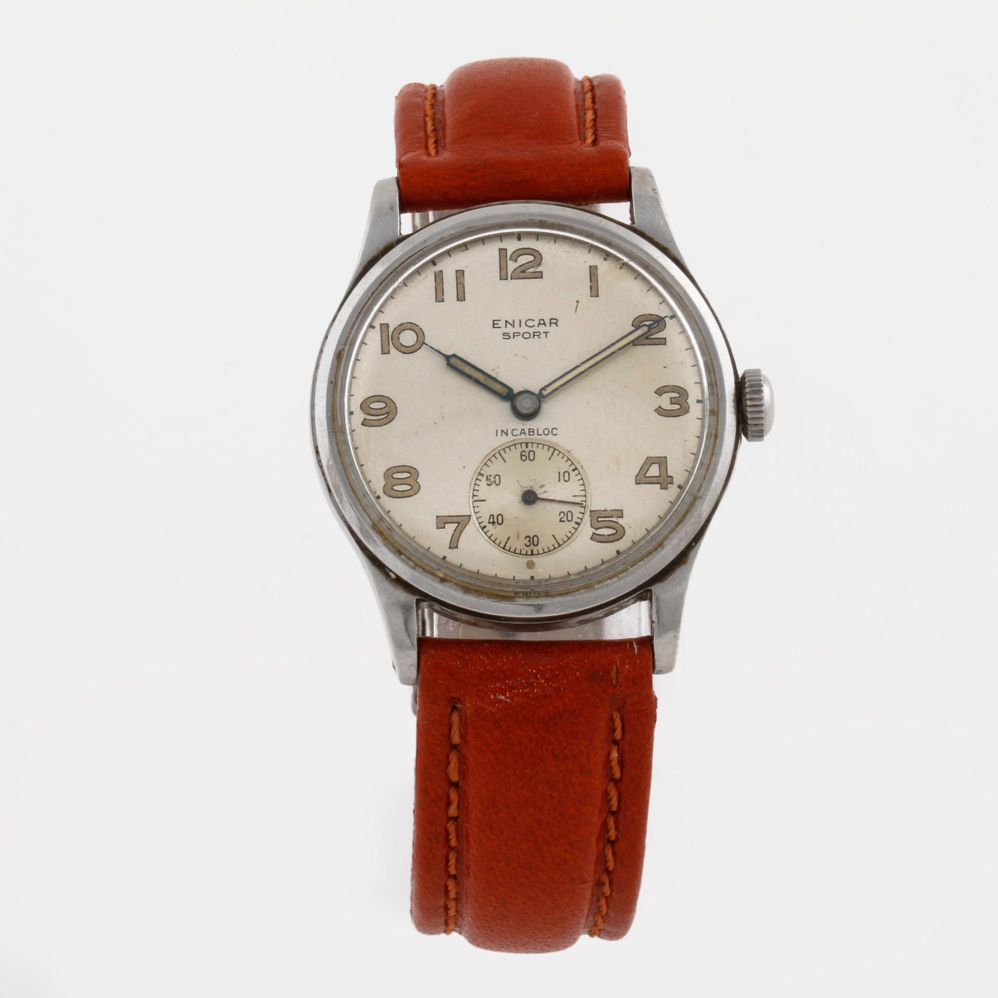 ENICAR Sport wrist watch 33 mm. Bukowskis