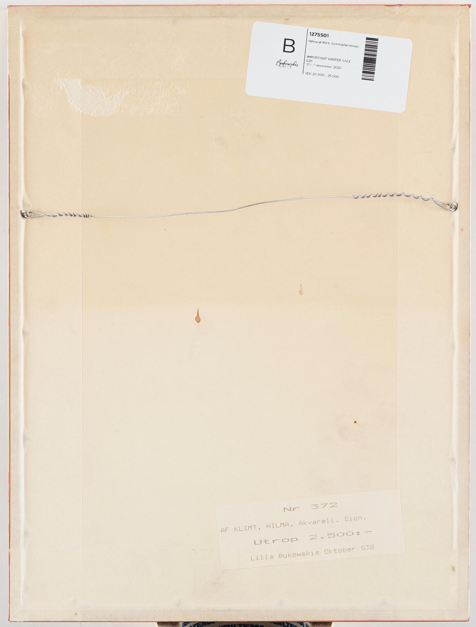 Hilma af Klint, "Syrener" (Lilacs).