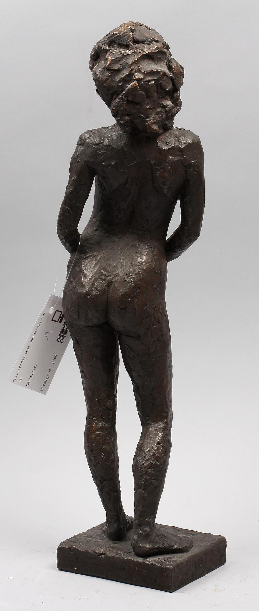 THORSJÖ, CURT. Skulptur. Brons. Sign.