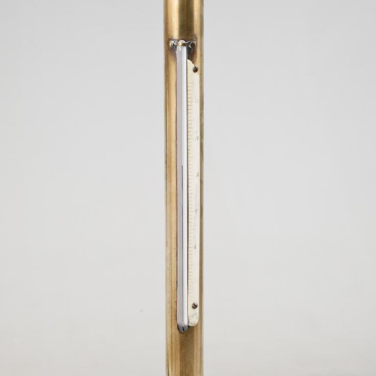 SKEPPSBAROMETER, mässing, C Åderman Stockholm 1800-talets mitt.