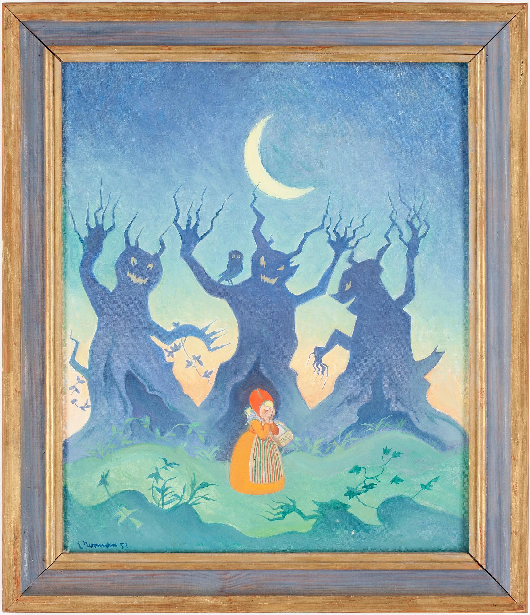 EINAR NERMAN, olja på duk, signerad och daterad -51.