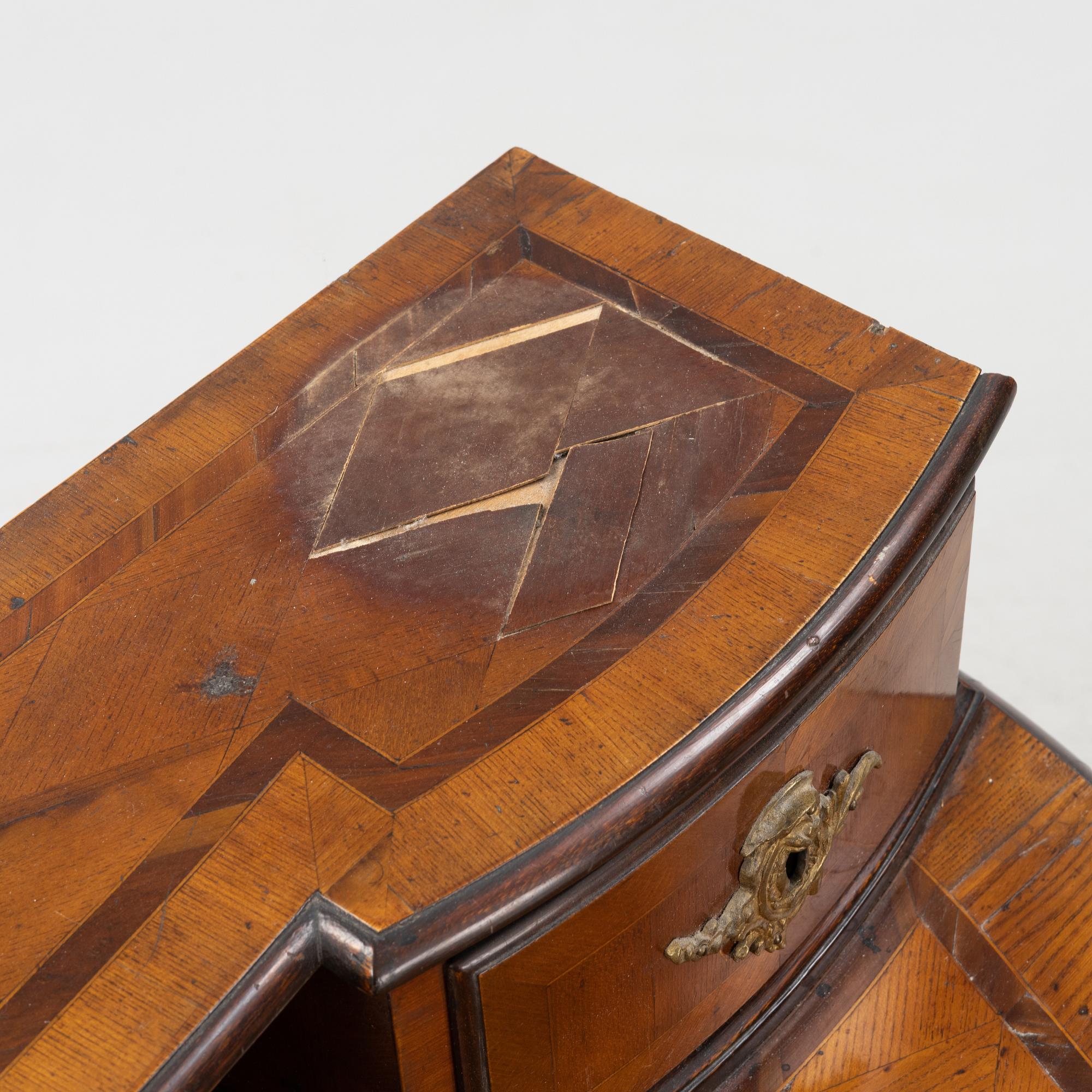 A 18th century rococo desk.