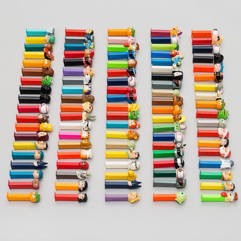 PEZ, godisautomater, 95 st, USA, 1900-/2000-tal.