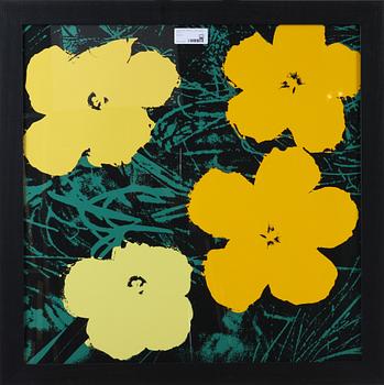 ANDY WARHOL, 2 st, efter, grafiska blad.
