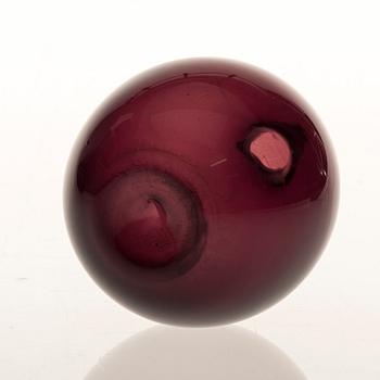 PULLO, lasia, "Lintupullo", signeerattu T. Sarpaneva -2501, Iittala.