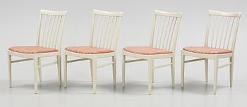 MATGRUPP, 5 delar, "Herrgården", Carl Malmsten, Bodafors, 1969.