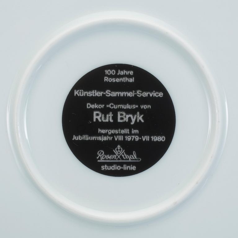 SERVISDELAR, 21 st, porslin, "Cumulus", Rut Bryk och Tapio Wirkkala, Rosenthal, Studio-linie. 1900-talets senare del.