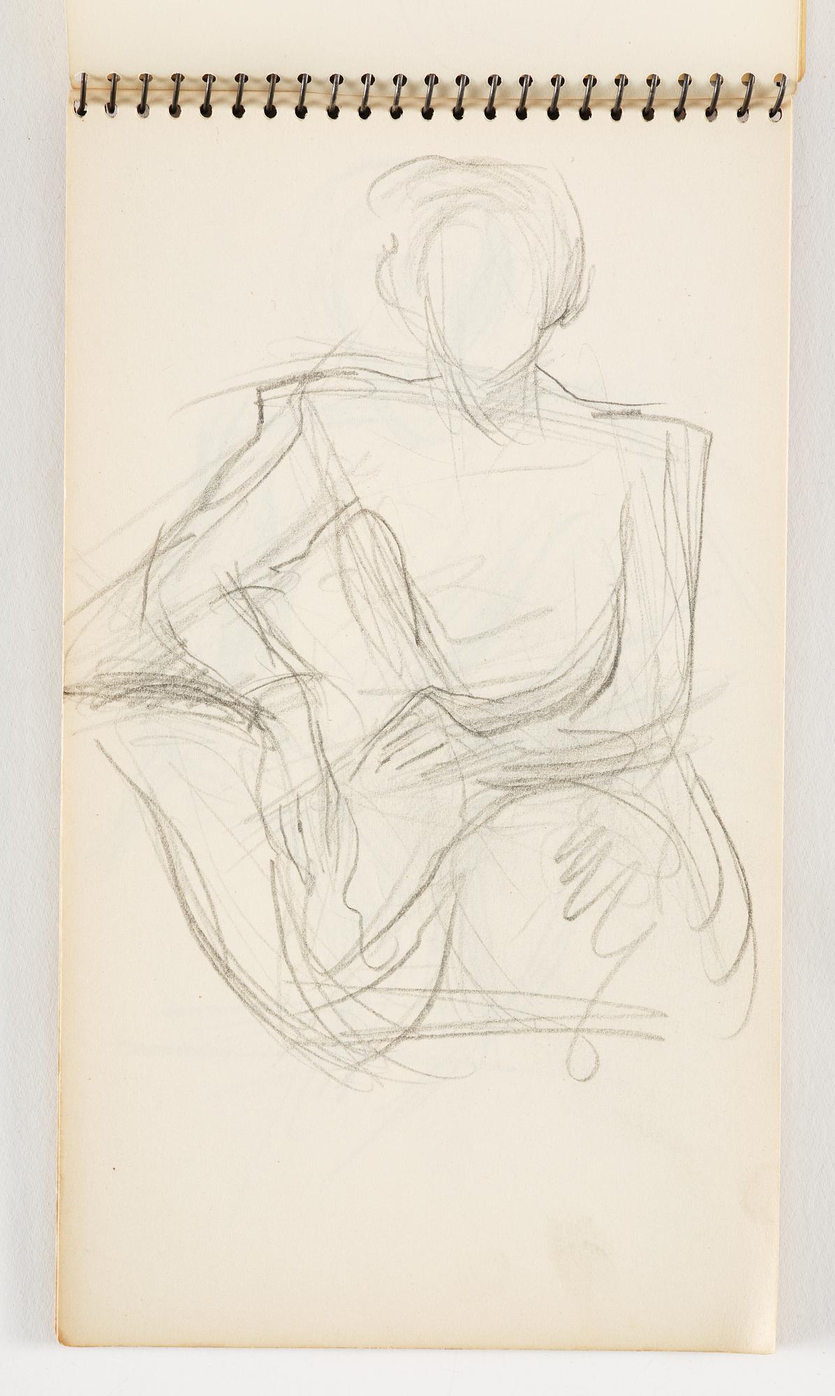 Lotte Laserstein, 4 skissböcker med blyertsteckningar.