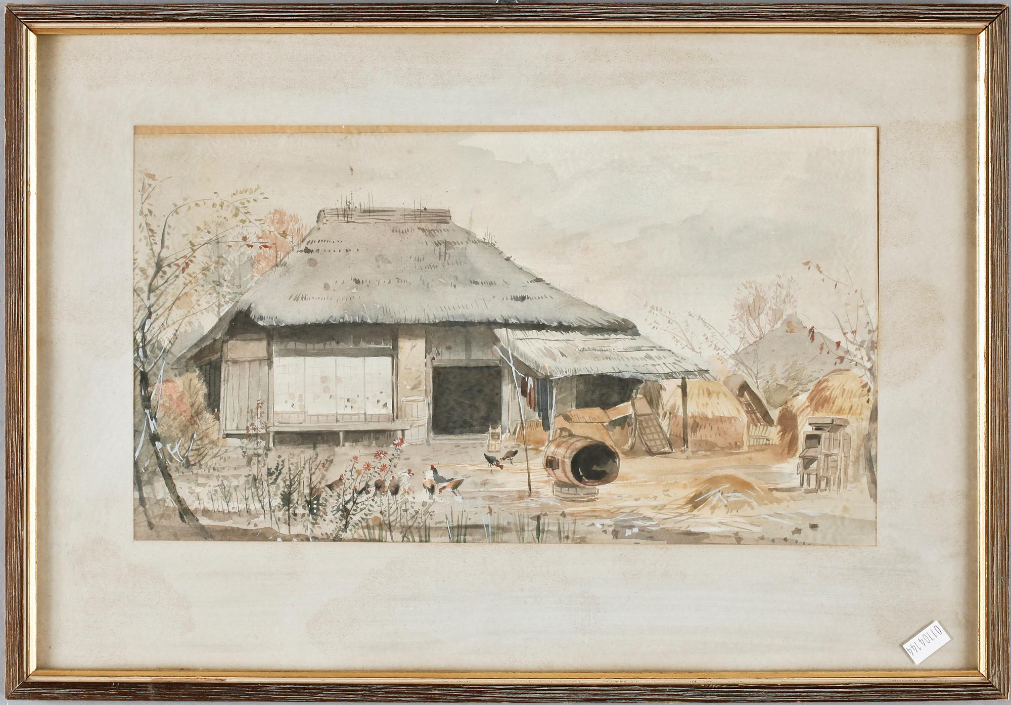 OKÄND KONSTNÄR, akvarell, Japan, 1900-talets början.