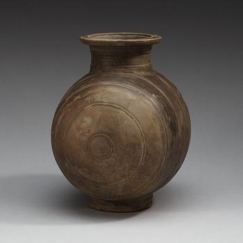 A potted jar, Han dynasty (206 BC - 200 AD).