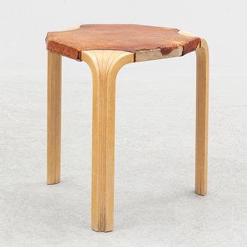 Alvar Aalto, a model X602 stool, Artek, 1960's.