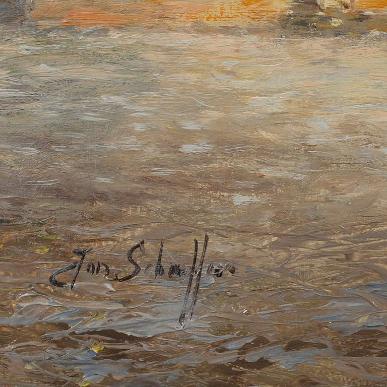 JAN SCHAEFFER, olja på duk, signerad.