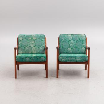 Ole Wanscher, a pair of "Senator" armchairs, France & Son, Denmark, 1960/70-tal.