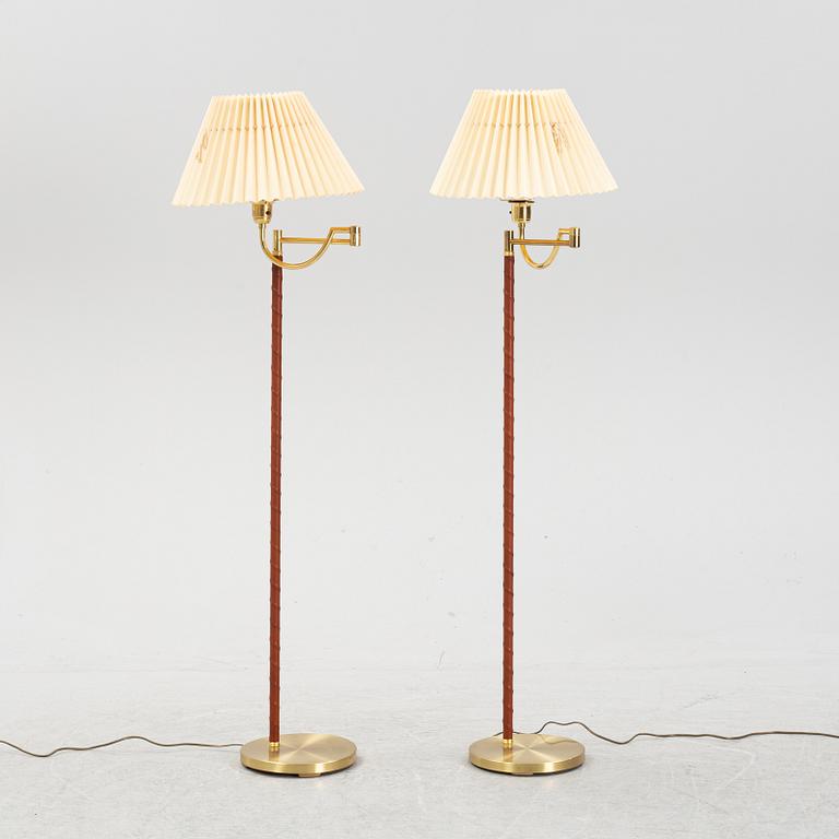 A pair of floor lamps from EWÅ, second half of the 20th Century.