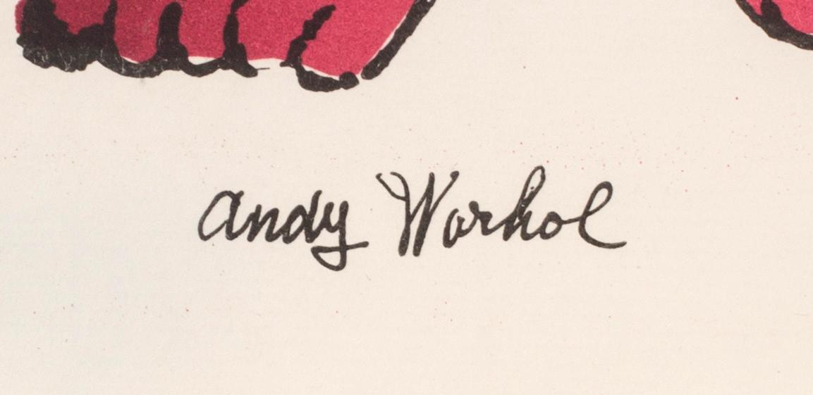 ANDY WARHOL, litografi "Sam" ur "25 Cats Named Sam and One Blue Pussy".