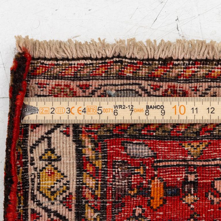 Mattor/framsidor till sadelväskor, ett par, Afshar, ca 52 x 75 cm vardera.