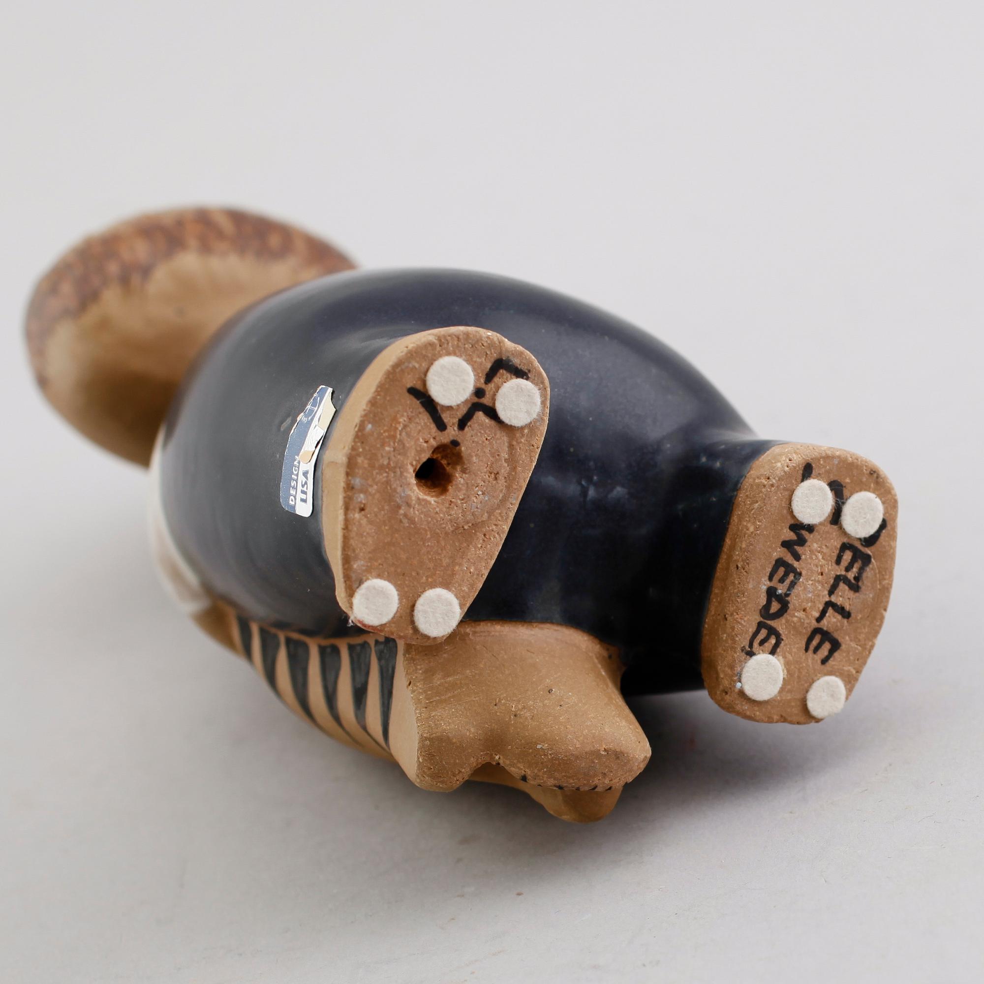 FIGUR, stengods, "Pelle", Lisa Larson, Gustavsberg.